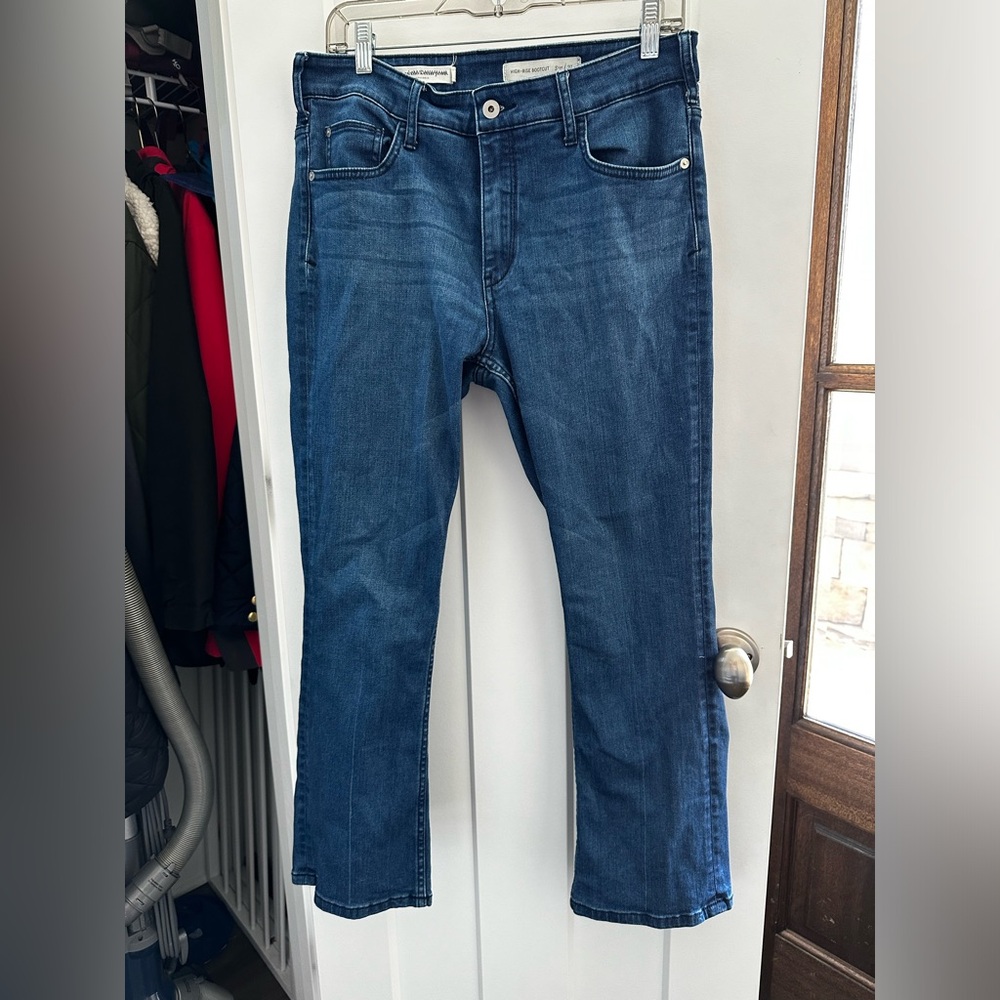 Pilcro and the Letterpress by Anthropologie high rise bootcut jeans size 31